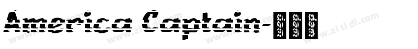 America Captain字体转换